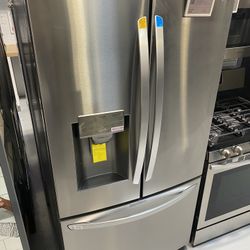 Stainless Steel 26 Cu. Ft. Smart WiFi Enabled French Door Refrigerator 