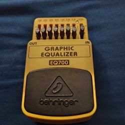Behringer Graphic Equalizer Guitar Pedal