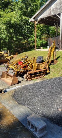 Magnatrac Diesel Loader Backhoe