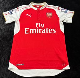 Mens Small 2015-16 Alexis Sanchez Arsenal FC Premier League Home Jersey