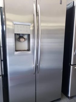 GE  Side By Side Stainless Steel Refrigerator
