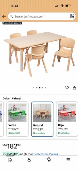 Mesas para niños