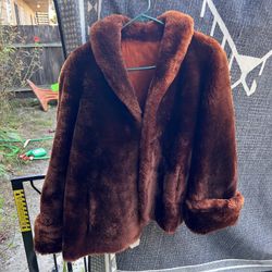 Vintage 1960s Genuine Lamb skin Coat 