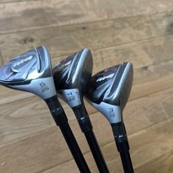 Taylormade M4 Rescue 3,4 and 5 / Fubuki shaft S TM6