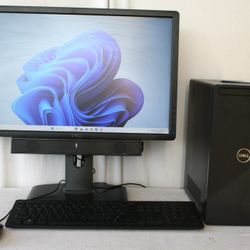 Dell 3880 i3, 22" LCD, New Windows 11/Office 128GB SSD + 1TB, WIFI Bluetooth