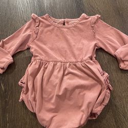 Girls Pink Long Sleeve Shirt Size 12/18 Months By Ruffle Butts #8