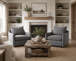 West Elm Easton Chairs – Set of 2 - Arm Chairs