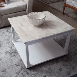 Coffee Table ( set on brass wheels)