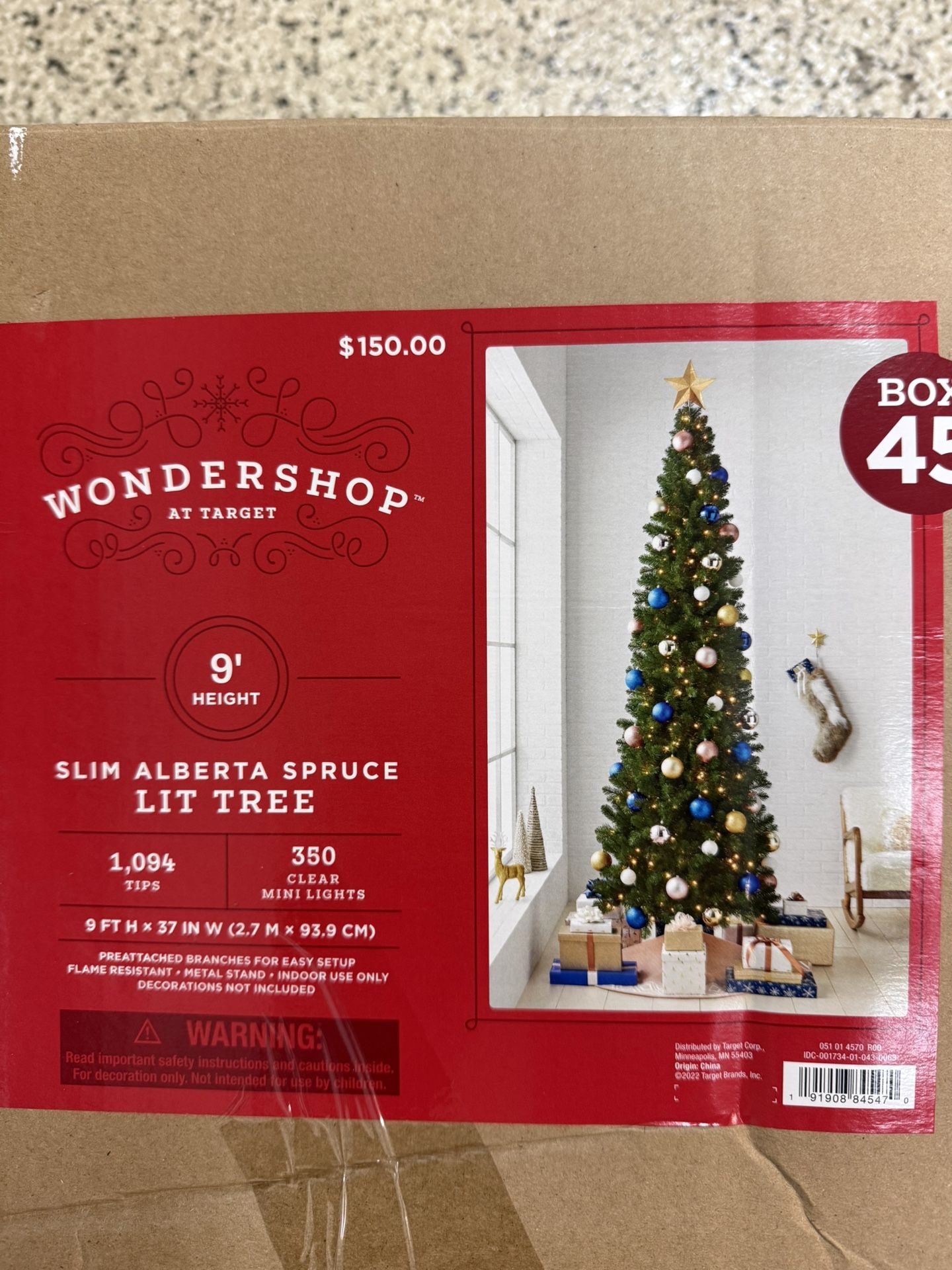 Christmas Tree 9FT Pencil Tree