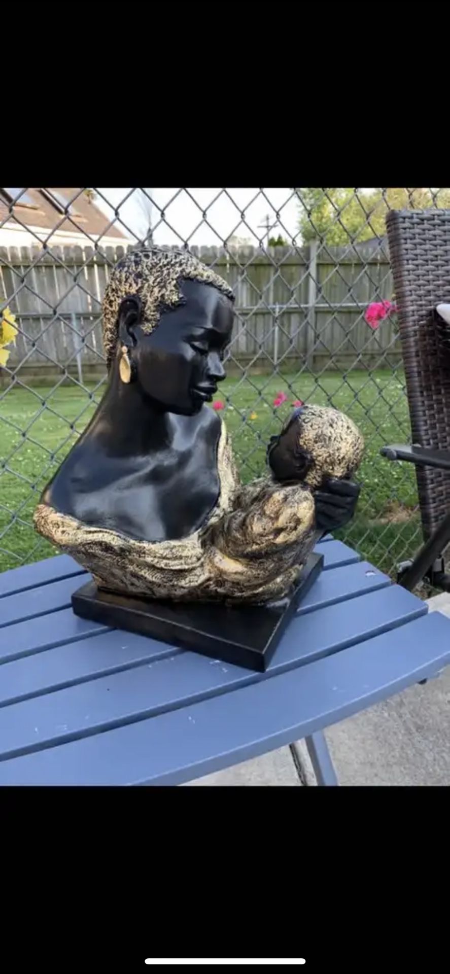 Mother And Child Statue
