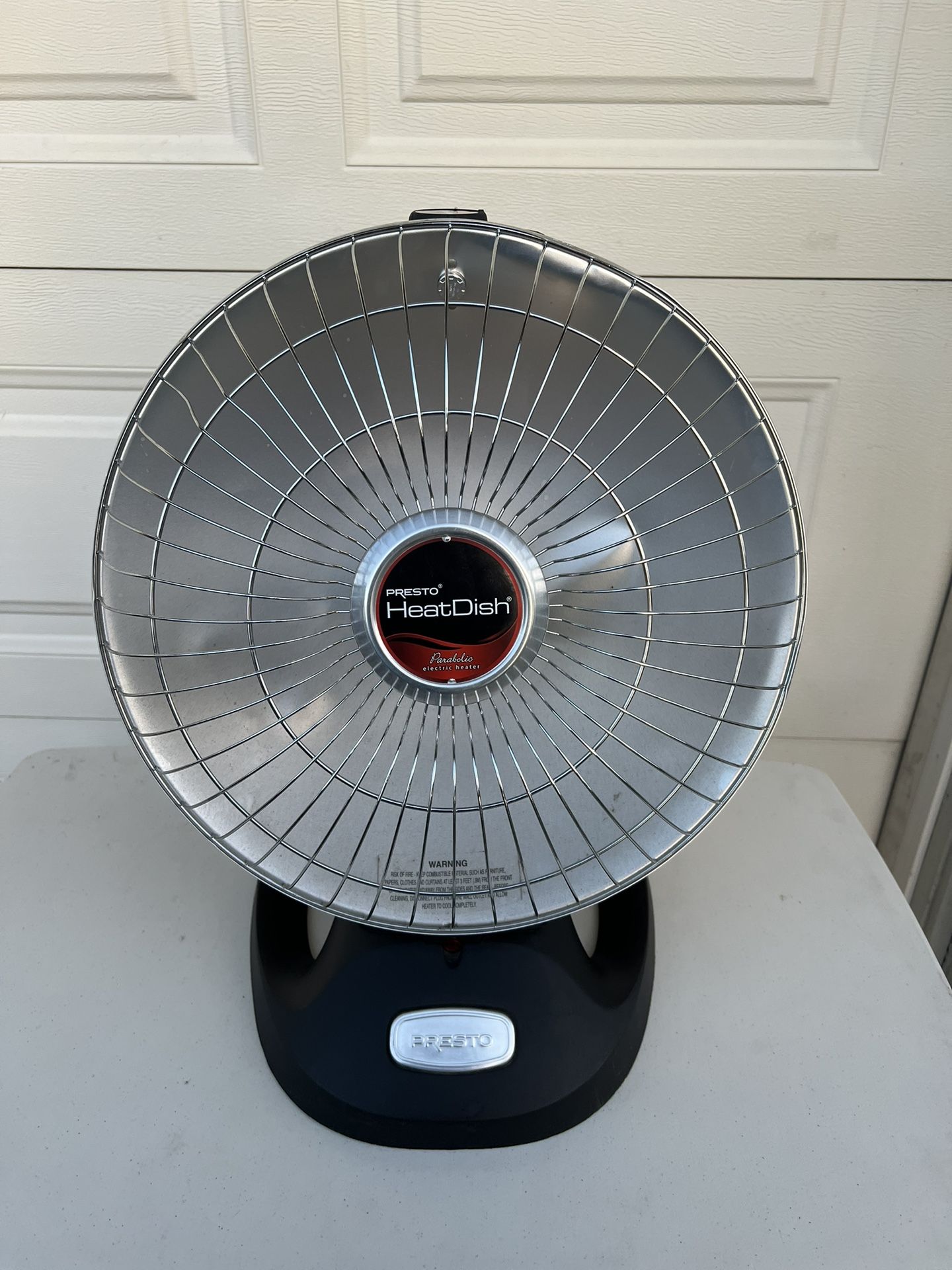 Presto Heat Dish Parabolic Electric Heater