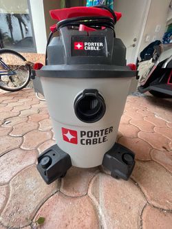 Porter cable wet/dry vacuum cleaner