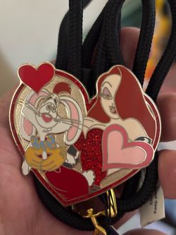 Disney cast member only lanyard Roger and Jessica rabbit