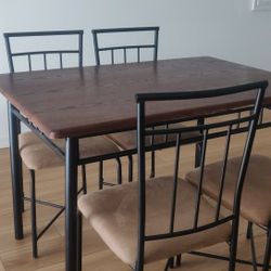 Great Deal! Mainstays Louise 5-Piece Dining Set - Deep Walnut - $75!