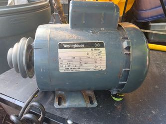 Westinghouse 1/2 HP Electric Motor – 1725 RPM – Dual Voltage