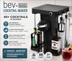 NEW BLACK+DECKER BEV Cocktail Maker – Never Used
