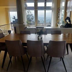 Oak Table With 8 Chairs