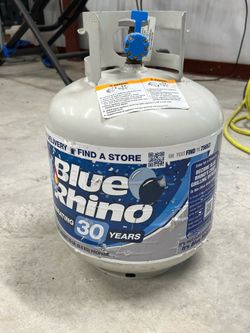 Full Blue Rhino Propane Tank