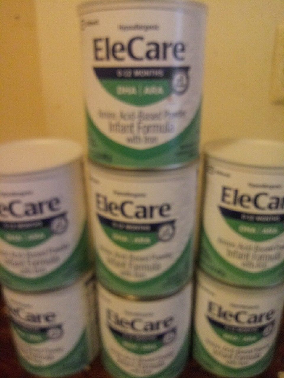 Elecare infant baby milk 8 cans