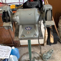 Grinder With Stand And Wire Wheel