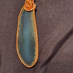 Wire Wrapped Agate Stone