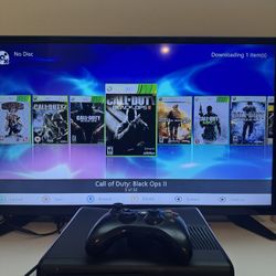 Xbox 360 Slim RGH With Games Included 