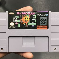 Ms Pac-Man Super Nintendo Game