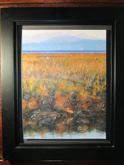 Classic nature acrylic framed painting