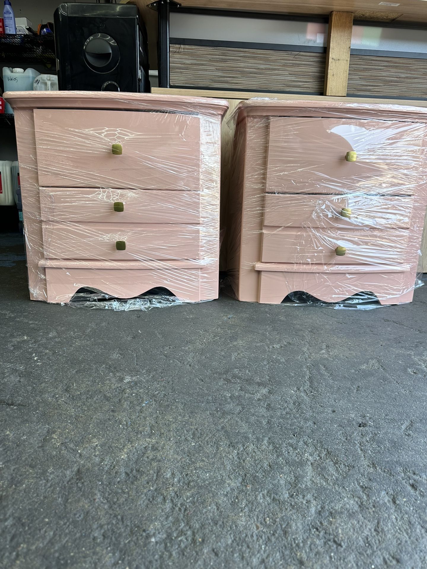 Set Of Pink Dresser