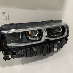 BMW 7 SERIES G11/G12 LCI OEM LEFT DRIVER LED HEADLIGHT HOUSING (NO MODULES) 2020/2021/2022