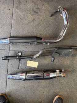 VT750 exhaust 2005 Honda shadow exhaust