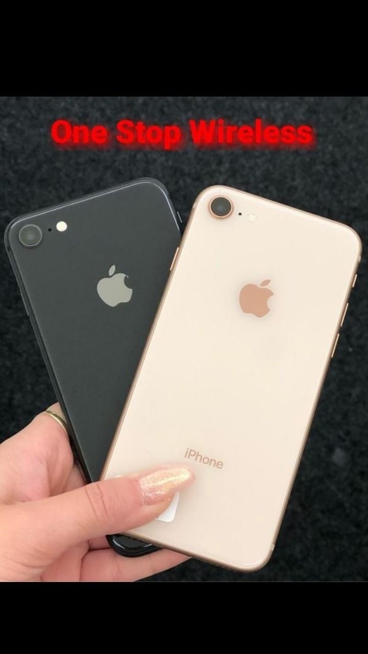 Apple IPhone 8 64gb Unlocked, FREE Smartwach/ Headphones. Pay $1 Today Rest in payments. NO CREDIT NEEDED FINANCING