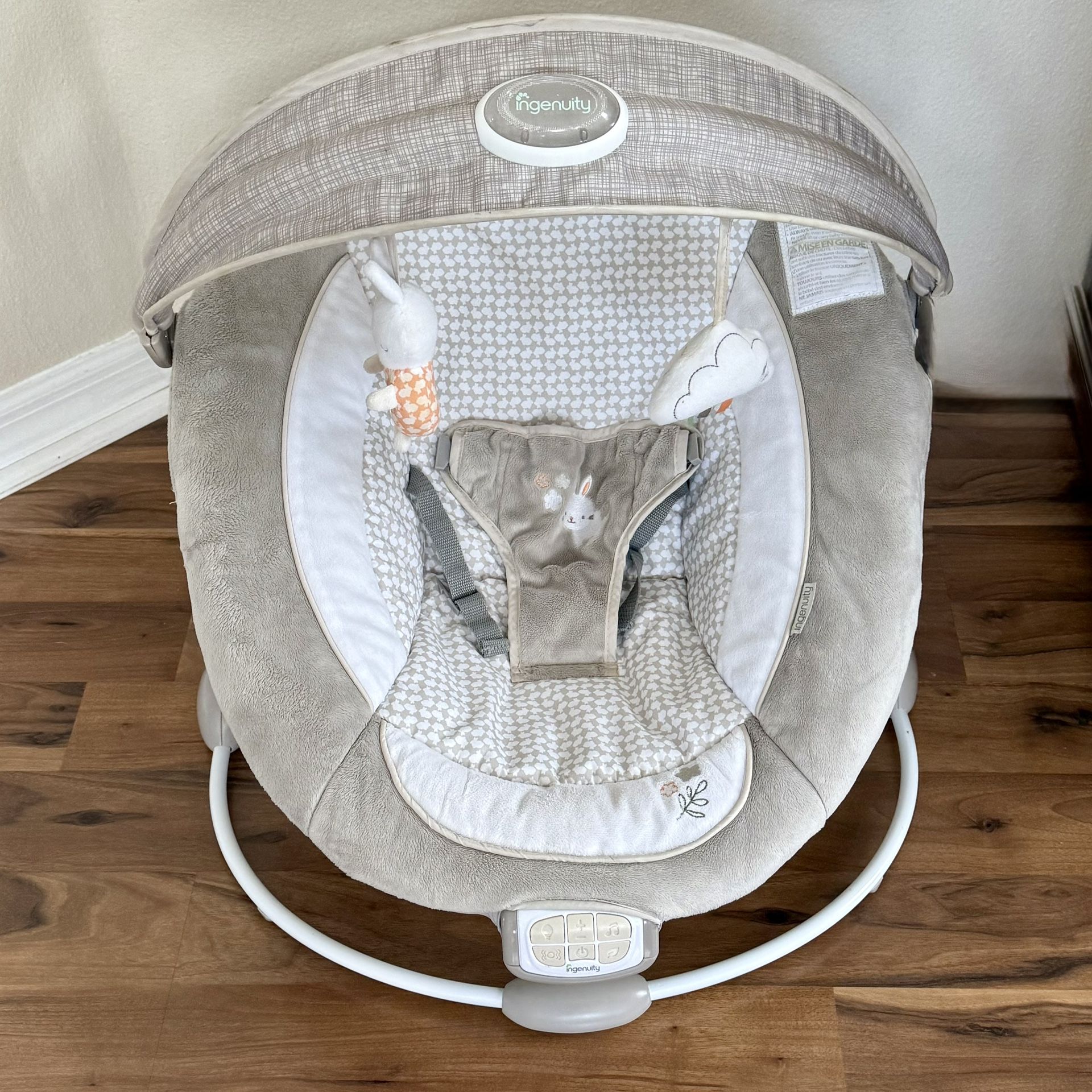 Ingenuity InLighten Baby Bouncer Seat - Twinkle Tails