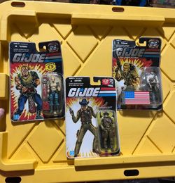GI Joe 25th Anniversary 3 figures buzzer, wild bill, duke