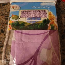 Girls Tinkerbell Curtains Valance New In Package