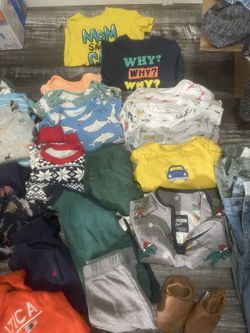 12-18 Month Boys Clothing Oshkosh, GAP, Old Navy, Leather Moccasins