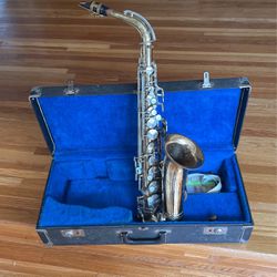 old brass saxophone needs to be reconditioned