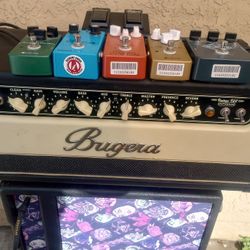 Bugera V22 Infium Tube Amp Head With 7 Pedals 