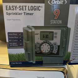 Easy Set Logic Sprinkler Timer With Simple Program