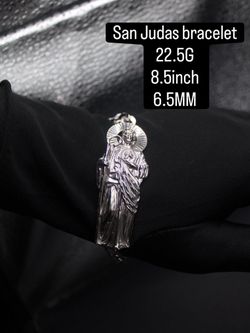 San judas 925 silver bracelet