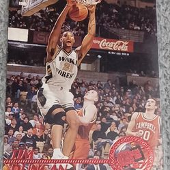 Tim Duncan Rookie RC 1997 Card Wake Forest San Antonio Spurs 