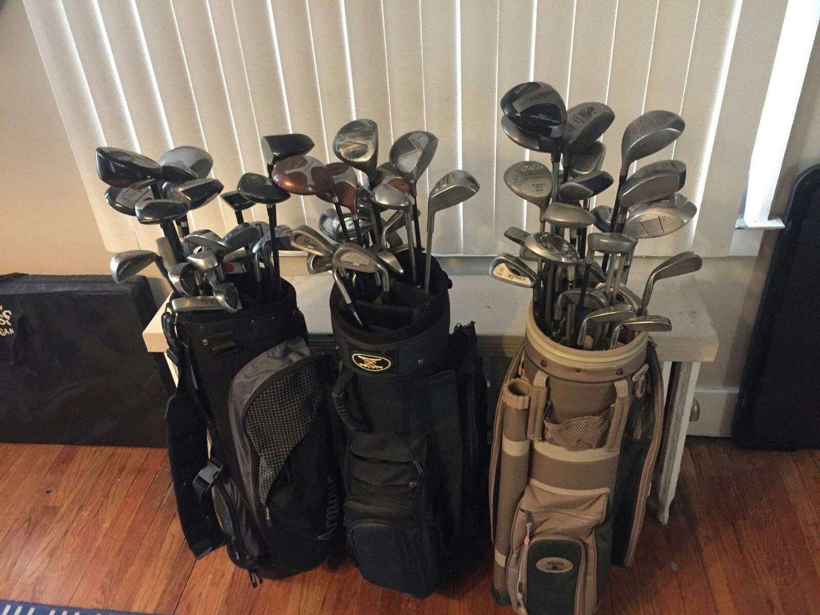 Golf Clubs with Bags, 3 Sets