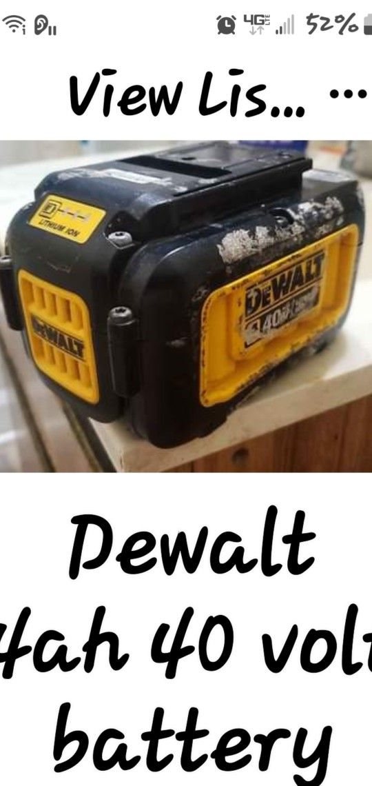 Dewalt 40v Battery