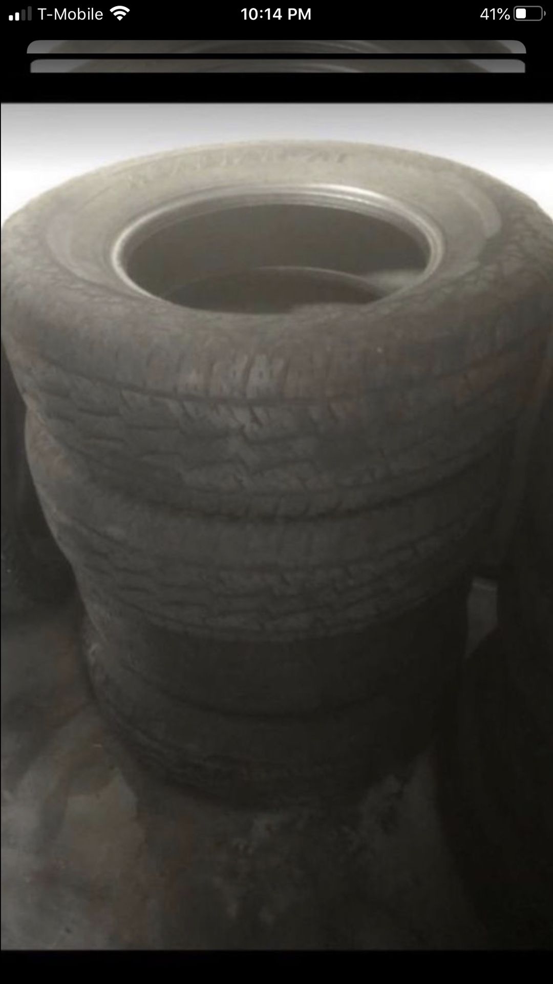 Set of 4 Nexen tires 265/70/17 60% tread