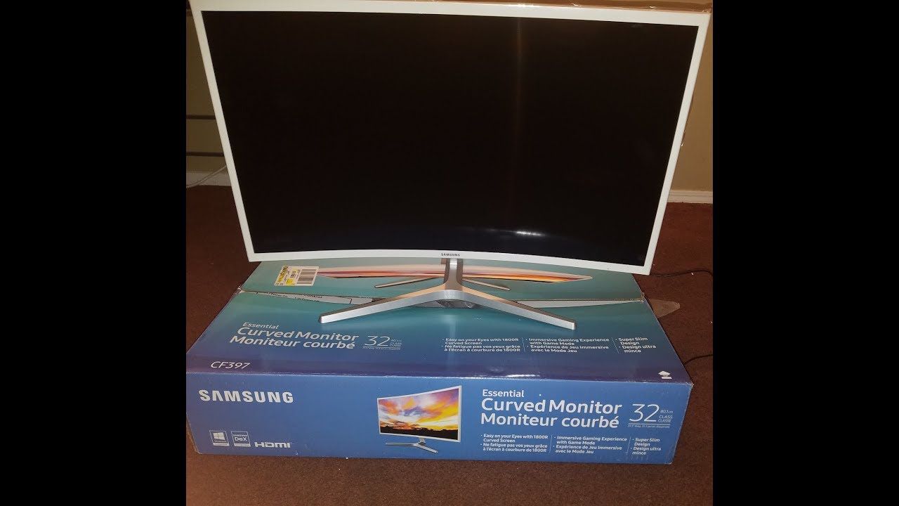 32in curved Samsung monitor