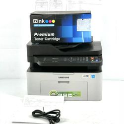 Samsung Xpress M2070FW Printer Scanner Copier Wireless Pg:7508, 100% New Toner