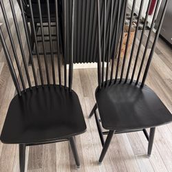 4  Coast Plus World market Dining Chairs 