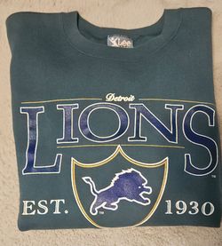 Vintage Detroit Lions Lee Crewneck Sweatshirt