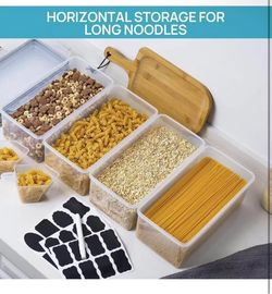 Vtopmaut airtight food storage container with sealing lid 4.pcs