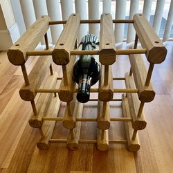 Wooden Wine Glass Stand